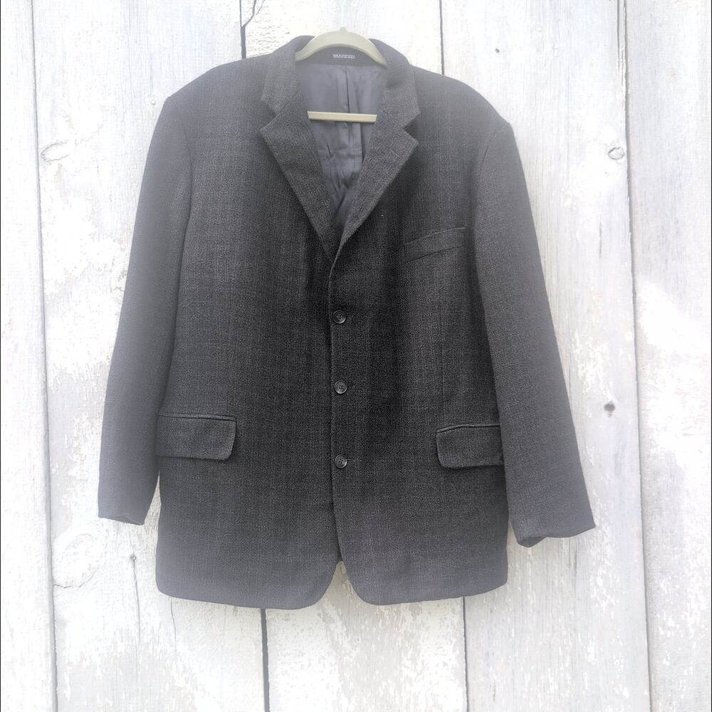 Vintage Stafford 100% Wool Soft Tweed Sport Coat Men's 48R